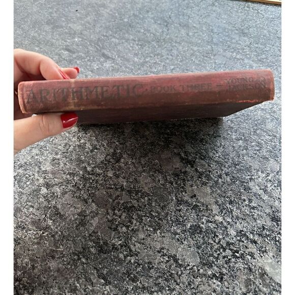 Antique School Book Arithmetic 1906 Young Jackson Appleton Vol 3 Textbook - Picture 4 of 13